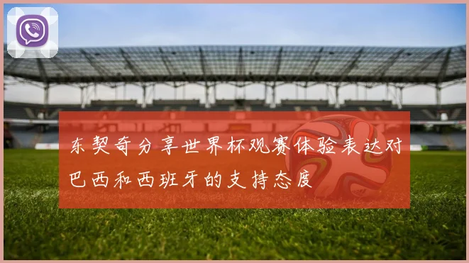 东契奇分享世界杯观赛体验表达对巴西和西班牙的支持态度
